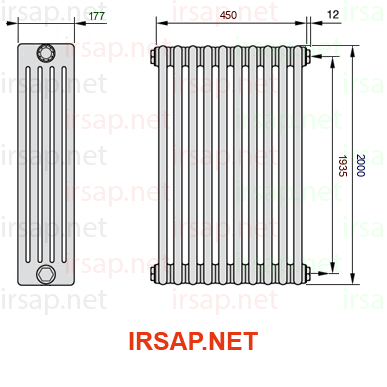 Радиатор IRSAP Tesi 52000/10 T30 CL 01